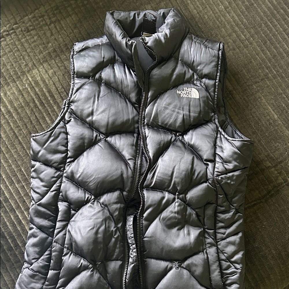 The North Face Charcoal Quilted Vest